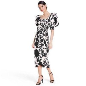Christopher John Rogers Puff Sleeve Dress 14